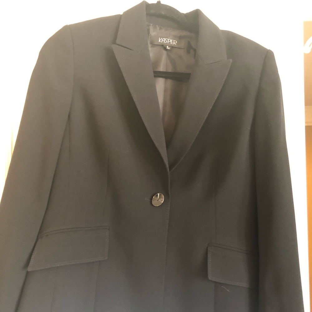 Kasper Black Jacket and Black Pants